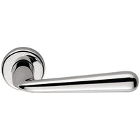 Robodue Door Lever in Polished Chrome by Colombo Design