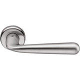 Robodue Door Lever in Satin Chrome by Colombo Design