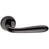Robot Door Lever in Matte Black by Colombo Design