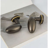 Robot Oval Door Knob in Bronze lifestyle view by Colombo Design