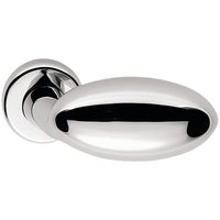 Robot Oval Door Knob in Polished Chrome by Colombo Design