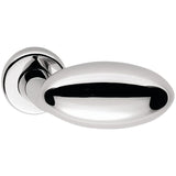 Robot Oval Door Knob in Polished Chrome by Colombo Design