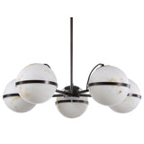 Roca Chandelier Alabaster Finish By Renwil Main View 4