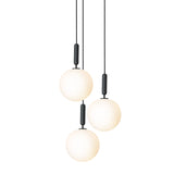Rock Grey/Opal Large Miira 3 Multi-Light Suspension by Nuura