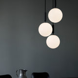 Rock Grey/Opal Large Miira 3 Multi-Light Suspension by Nuura