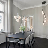 Rock Grey/Opal Miira 4 Pendant Light by Nuura