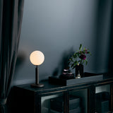 Rock Grey/Opal Miira Table Lamp by Nuura