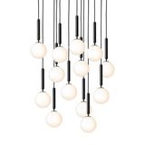Rock Grey/Opal Small Miira 13 Multi-Light Suspension by Nuura