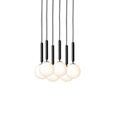 Rock Grey/Opal Small Miira 6 Multi-Light Suspension by Nuura