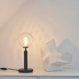 Rock Grey/Optic Clear Miira Table Lamp by Nuura