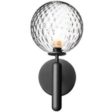 Rock Grey/Optic Clear Miira Wall Sconce by Nuura