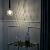 Rock Grey/Optic Clear Small Miira Pendant Light by Nuura