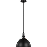 Rockland Pendant — 11 3/4", Midnight Black
