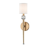 Rockland Wall Sconce - Aged Brass by Hudson Valley