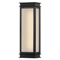 Rockwell Medium Wall Mount Lantern - Textured Black - by Hinkley