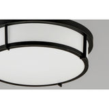 Rogue E26 Flush Mount Black by Maxim Lighting