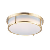 Rogue E26 Flush Mount Satin Brass by Maxim Lighting