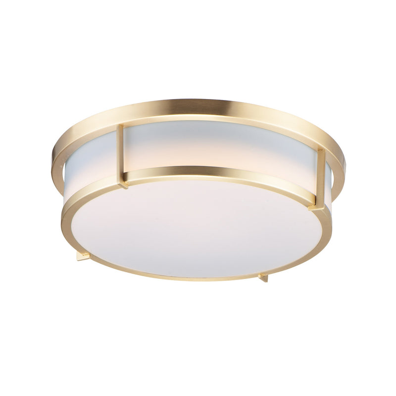 Rogue E26 Flush Mount Satin Brass by Maxim Lighting
