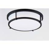 Rogue E26 Flush Mount Black by Maxim Lighting