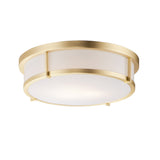 Rogue E26 Flush Mount Satin Brass by Maxim Lighting