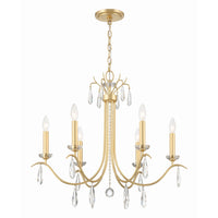 Rollins Chandelier 28'' Antique Gold