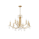 Rollins Chandelier 40'' Antique Gold