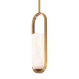 Rollins Pendant Light Aged Brass By Modern Froms Side View