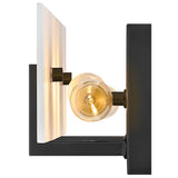 Roman Vanity Light Black By Lark Living - Detailed View1