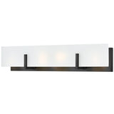 Roman Vanity Light Black By Lark Living - Side View1
