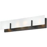 Roman Vanity Light Black By Lark Living - Side View2