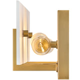 Roman Vanity Light Lacquered Brass By Lark Living - Detailed View1