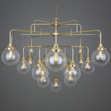Rome 4 Tier Chandelier Polished Brass