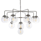 Rome Chandelier - Antique Silver