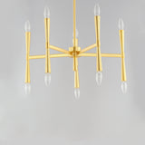Rome Chandelier Satin Brass by Maxim Lighting