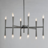Rome Chandelier Black by Maxim Lighting