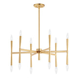 Rome Chandelier Satin Brass by Maxim Lighting