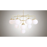 Rome Chandelier - Natural Brass