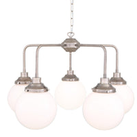 Rome Single Tier 5 Arm Chandelier - Antique Brass
