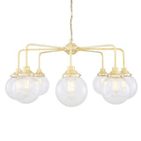 Rome Single Tier 8 Arm Chandelier Polished Brass