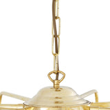 Rome Single Tier 8 Arm Chandelier Polished Brass