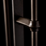 Rook Twin Floor Lamp detail in Dark Smoke, by Hubbardton Forge