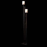 Rook Twin Floor Lamp detail in Dark Smoke, by Hubbardton Forge