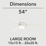 Commodus Smart Fan with LED Light