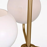 Rory Chandelier 3 Lights Satin Brass By Generation Lighting - Detailed View2