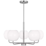 Rory Chandelier 5 Lights Brushed Nickel By Generation Lighting - Front View1