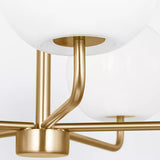 Rory Chandelier 5 Lights Satin Brass By Generation Lighting - Detailed View2