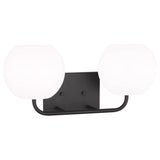 Rory Vanity Light Midnight Black By Generation Lighting Side View