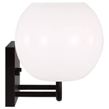 Rory Vanity Light Midnight Black By Generation Lighting Side View 2