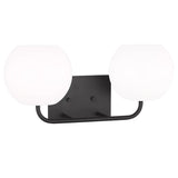 Rory Vanity Light Midnight Black By Generation Lighting Side View 3