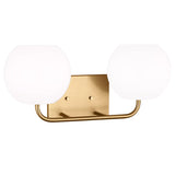 Rory Vanity Light Satin Brass By Generation Lighting Side View